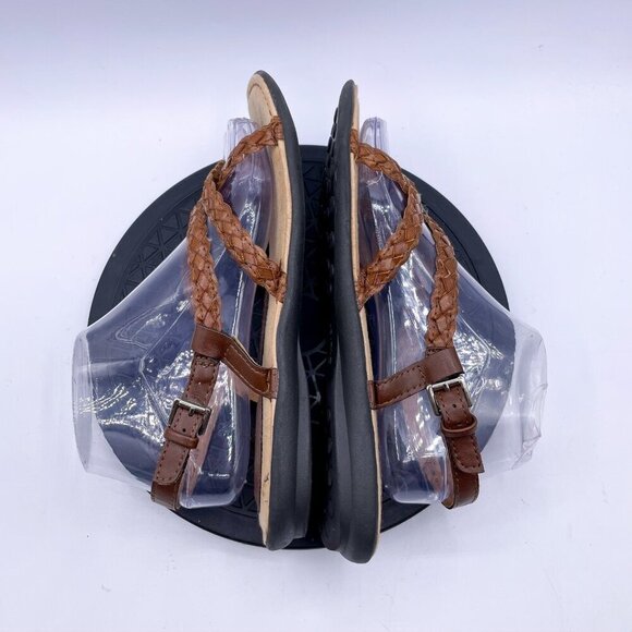 BOC BORN  Concept Lauper Braided Thong Comfort Sandals Brown Size 8 - Picture 5 of 9